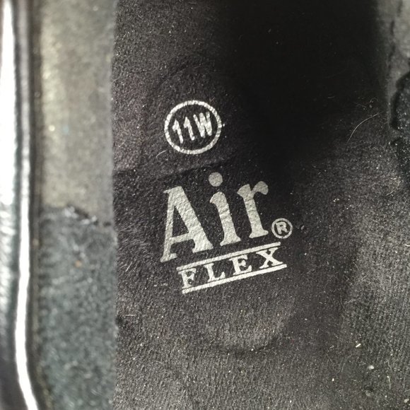 Air Flex Round Toe Clogs Loafers Black Size 11 Wide - Picture 7 of 9